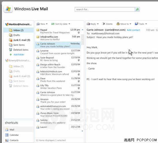 Windows Live Mail Desktop Beta