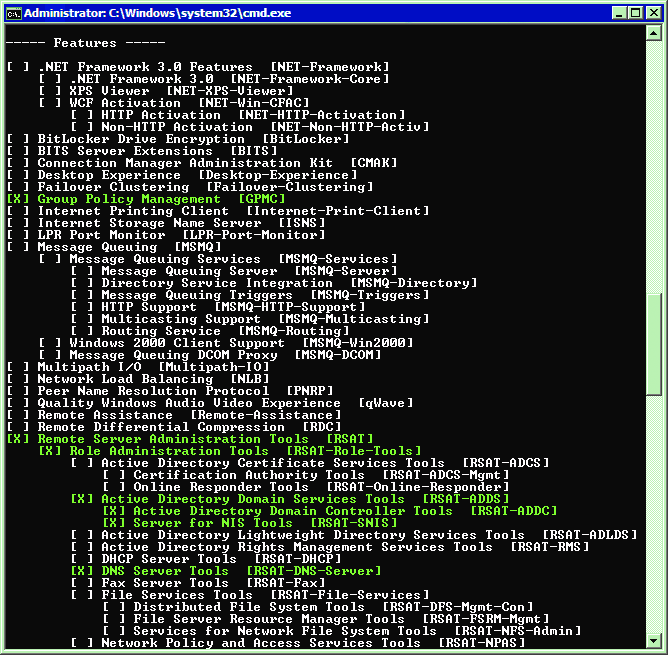 Figure 2 Enumerating Exchange roles and services