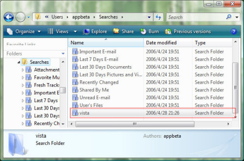 体验Windows Vista操作系统搜索功能 